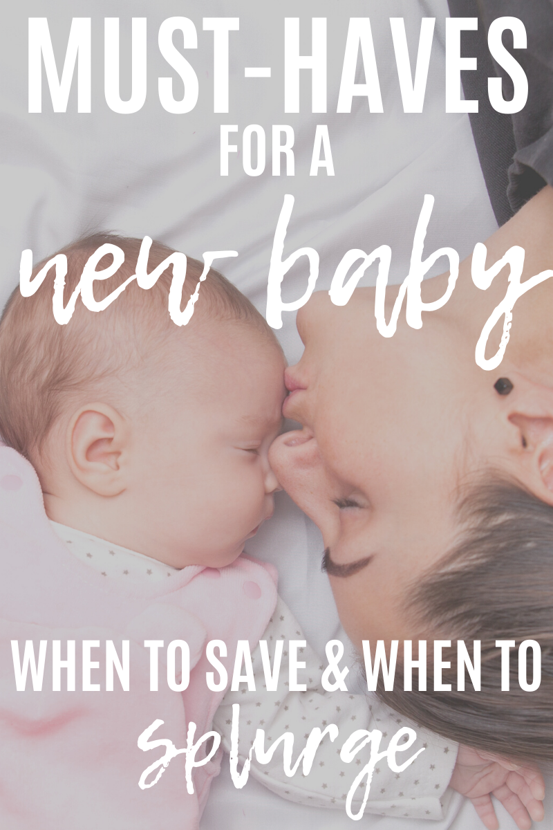 Must-Haves for a New Baby (text) - mom kissing baby