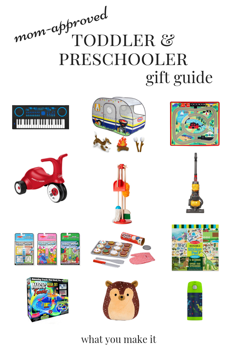 best unique gifts for toddlers and preschoolers 2018 - gifts for toddlers and preschoolers who have everything - mom-approved toy gifts - mom blog - What You Make It blog
