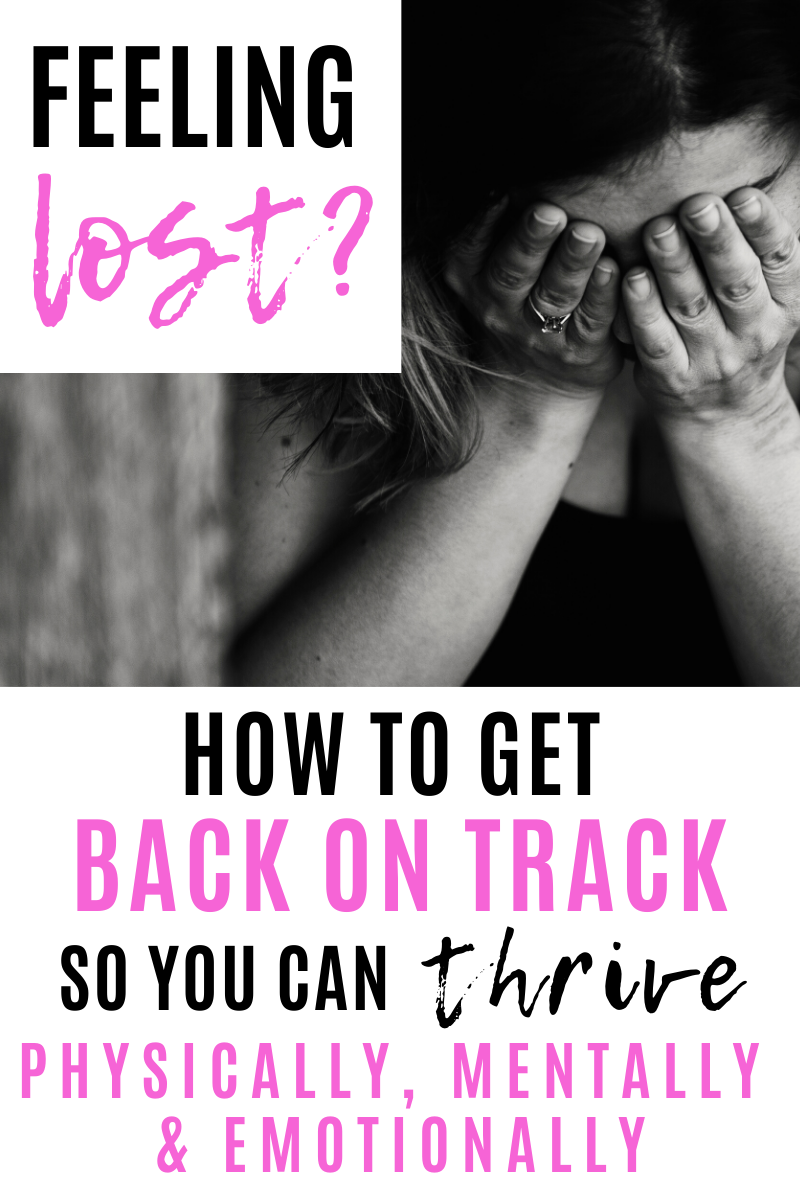 Text: Feeling Lost? How to Get Back on Track